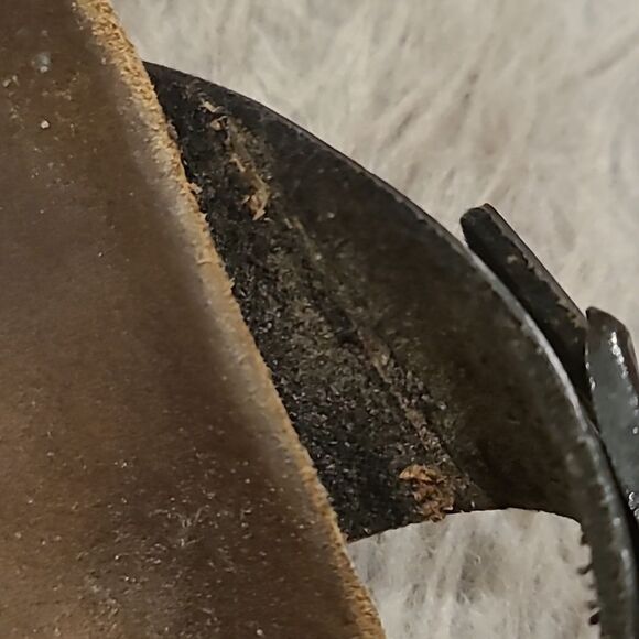 Birkenstock gizeh black‎ and tan sandals size 36 us size 5-5 1/2 - Picture 4 of 10